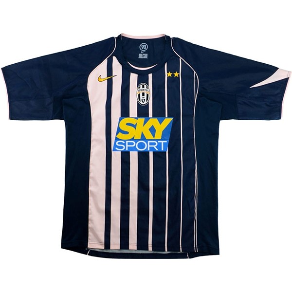 Camiseta Juventus Segunda equipación Retro 2004 2005 Azul